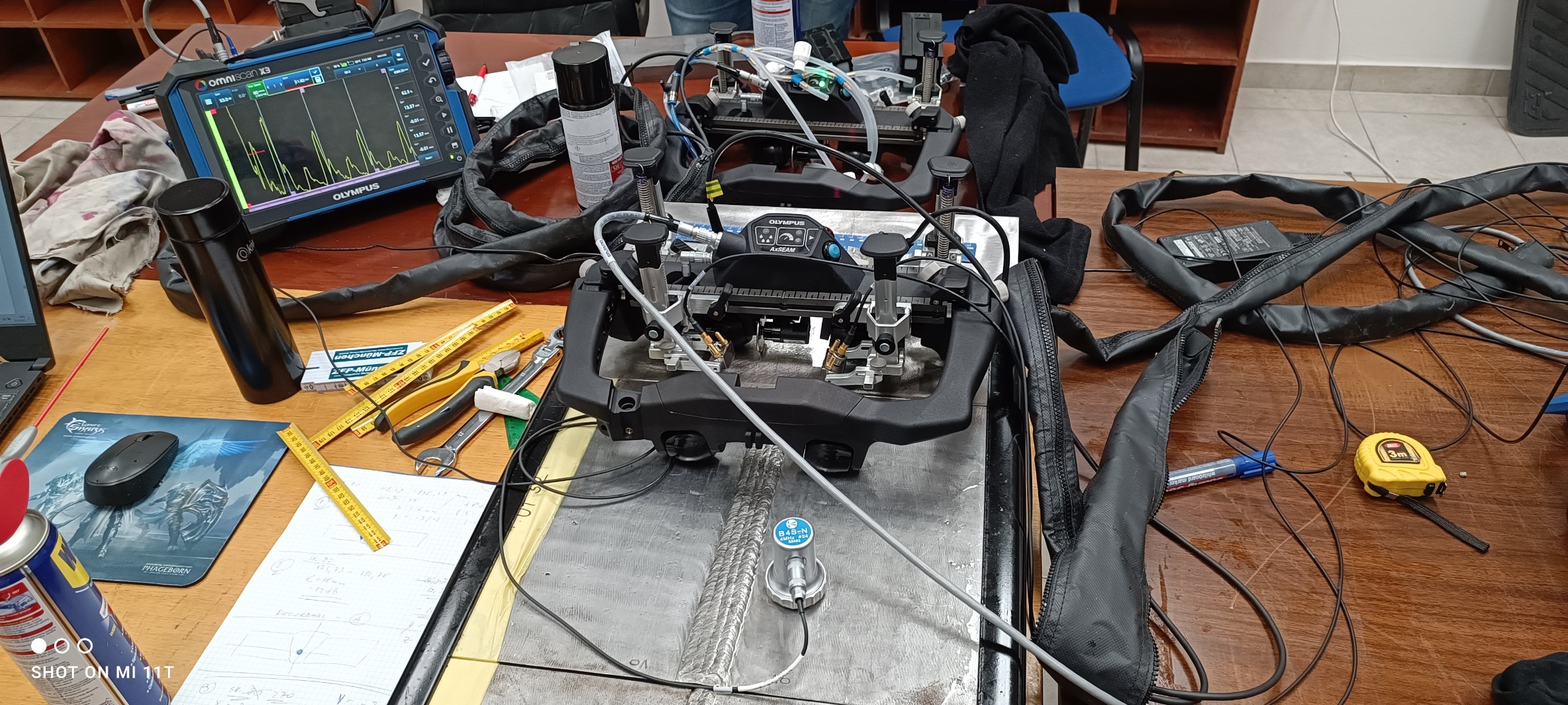 Testing and quality-control equipment at CTT-CRYO TRANS TECH