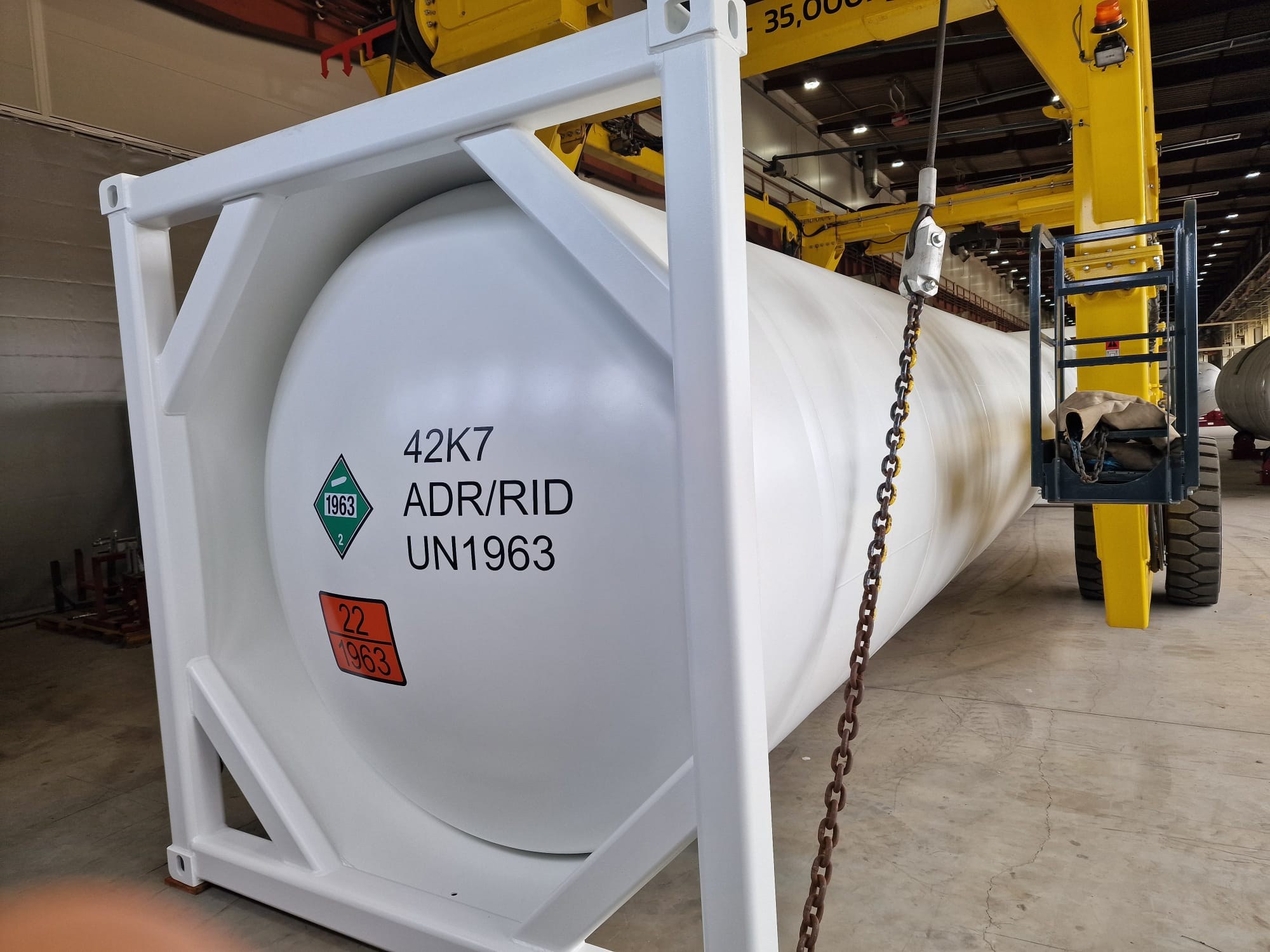 Cryogenic ISO Tank Container for Liquid Helium manufactured by CTT-CRYO TRANS TECH