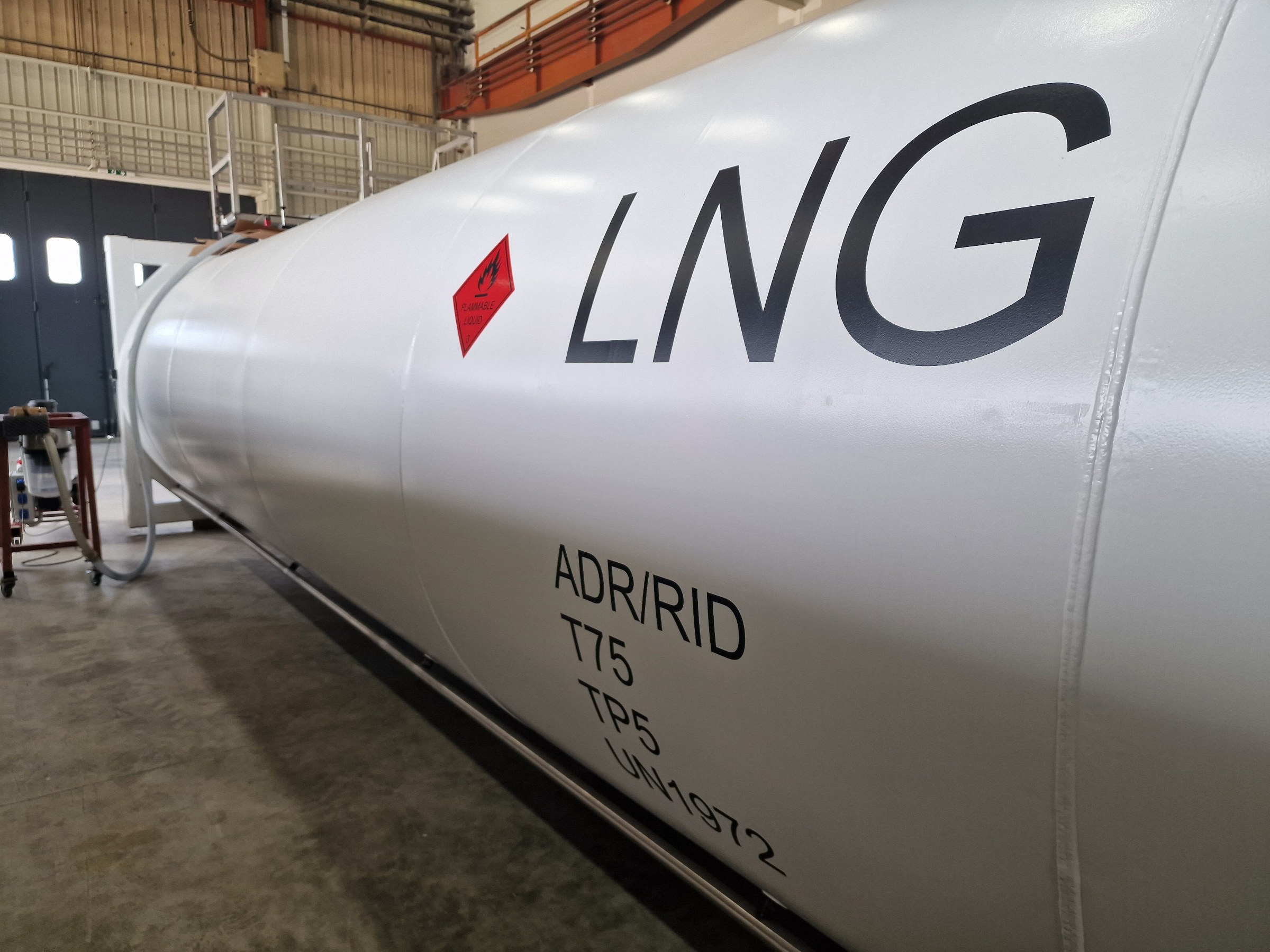Cryogenic ISO Tank Container for LNG manufactured by CTT-CRYO TRANS TECH